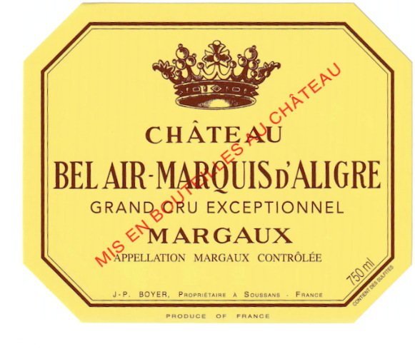 Chateau Bel Air Marquis d'Aligre